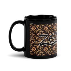 Black and Gold Zen Mug